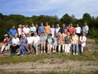 La sortie du GREHC à Larina. Au deuxième rang, Jean-Marie Richard-Chevallier qui nous a quittés.