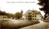 Le château de Chiron qui a laissé sa place au lotissement dit « du château ».