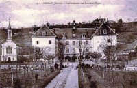 Le château de Corinthe, transformé, accueille les Sourds-Muets depuis 1863.